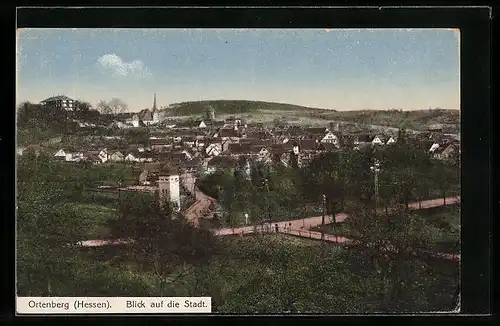 AK Ortenberg /Hessen, Blick auf die Stadt