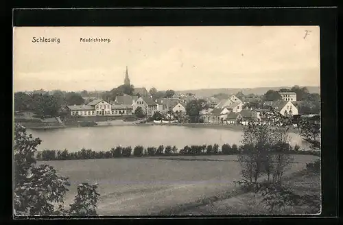 AK Schleswig, Blick auf Friedrichsberg