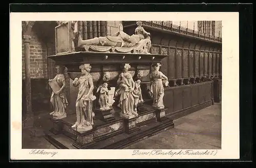 AK Schleswig, Dom Kenotaph. Friedrichs I.