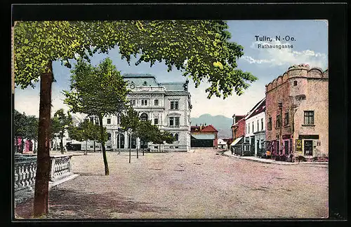AK Tulln, Partie in der Rathausgasse