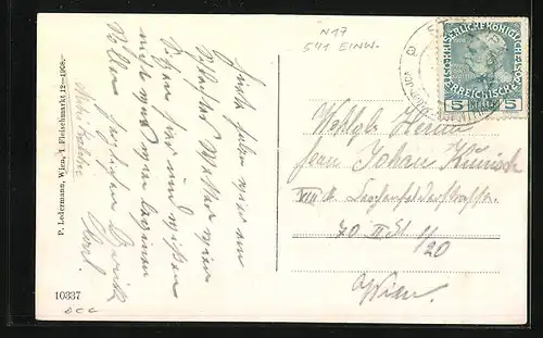 AK Unter Kirchbach bei St. Andrä, Ortsansicht aus der Vogelschau