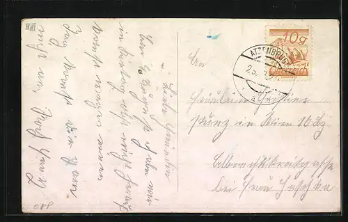 AK Atzenbrugg bei Tulln, Pension Waldhof Michelhausen