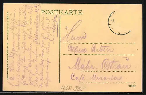 AK Breslau, Alte Ohle in Alt-Breslau