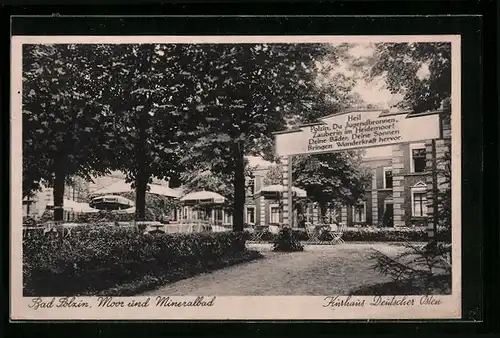 AK Bad Polzin, Kurhaus Deutscher Osten