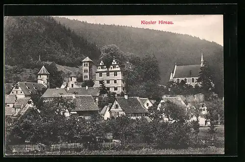 AK Calw, Blick auf Kloster Hirsau