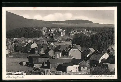 AK Braunlage i. H., Blick auf den Hütteberg