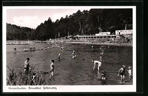 AK Kaiserslautern, Badegäste im Strandbad Gelterswoog