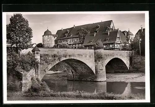 AK Gaildorf, die Brücke am alten Schloss