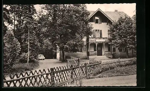 AK Bad Salzungen i. Thür., vor der Waldgaststätte Grundhof