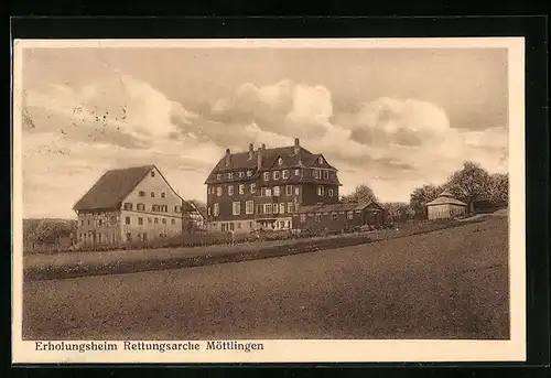 AK Möttlingen, auf dem Feld vor dem Erholungsheim Rettungsarche