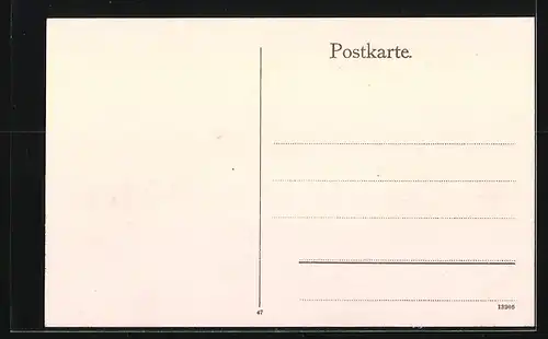 AK Würzburg, auf dem Platz vor dem Bischöflichen Palais