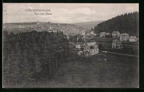 AK Finsterbergen, Generalansicht vom Ölberg aus