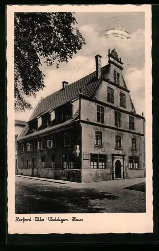 AK Herford, vor dem Otto - Weddigen - Haus