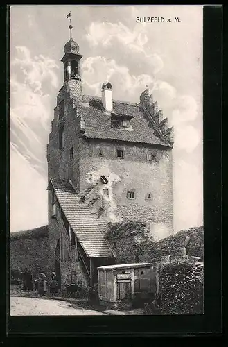 AK Sulzfeld a. M., der alte Stadtturm