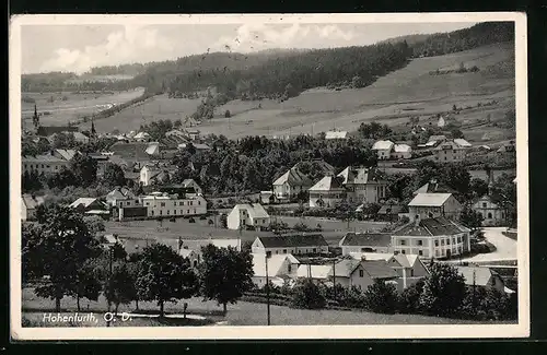 AK Hohenfurth O.-D., Blick auf die Stadtvillen