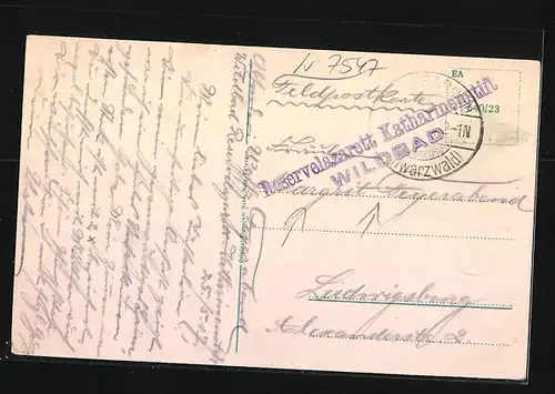 AK Wildbad, Ansicht Katharinenstift