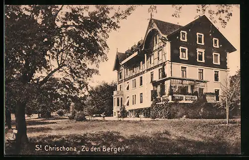 AK St. Chrischona, Gasthof Zu den Bergen