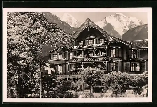 AK Interlaken-Unterseen, Hotel-Pension Hardermannli F. Dietler