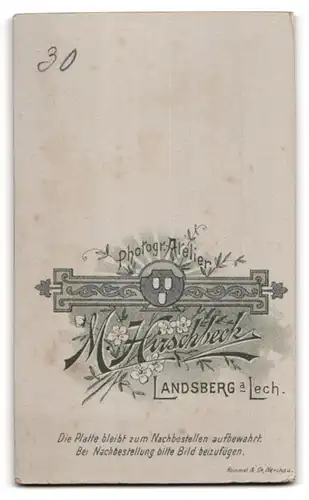 Fotografie M. Hirschbeck, Landsberg a. Lech, Brudergasse 216, Portrait eines jungen Soldaten in Uniform