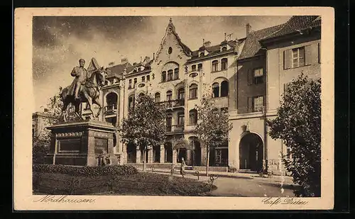 AK Nordhausen, Cafe Dietze von Otto Becker