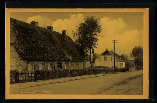 AK Hohn /Schlesw.-Holst., Blick auf Häuser