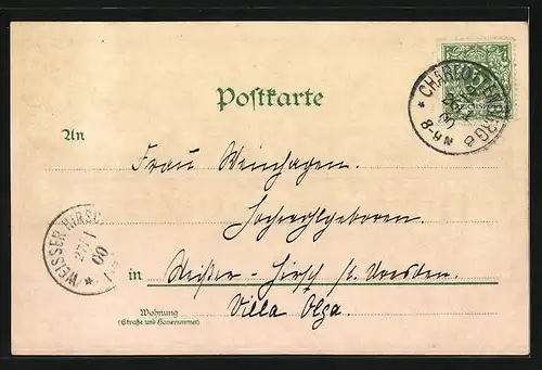 Lithographie Berlin, Weidendammer-Brücke mit Pferdekutschen