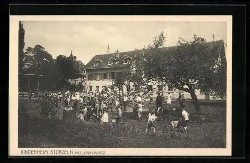 AK Storzeln, Kinderheim mit Spielplatz