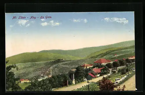 AK Mt. Liban, Aley, La Gare, Bahnhof