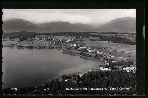AK Drobollach, Gesamtansicht mit Faakersee
