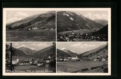 AK Reichenau, Gesamtansicht, Kirche