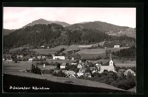AK St. Salvator, Teilansicht der Gemeinde, Kirche