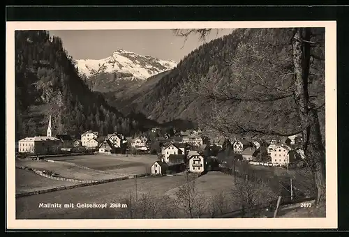 AK Mallnitz, Teilansicht mit Geiselkopf