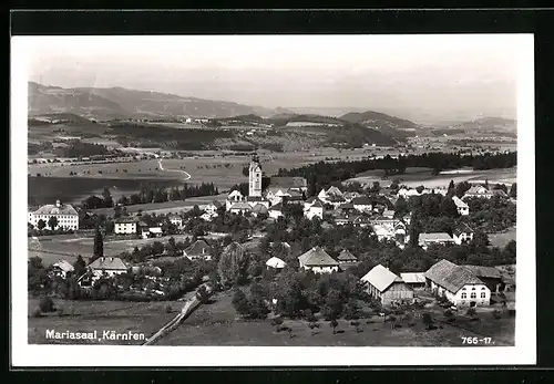 AK Mariasaal, Totalansicht mit Kirche