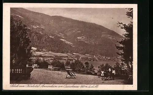 AK Annenheim, Blick über Ossiachersee vom Kurhotel Annenheim aus