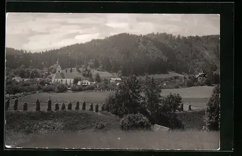 AK Maria-Feicht, Kirche mit Landschaft