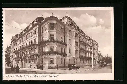 AK Baden, Bade-Hotel Herzoghof