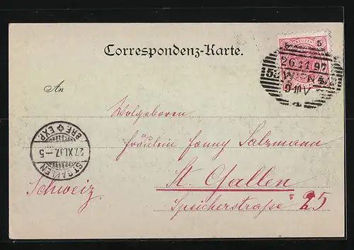 Mondschein-AK Laxenburg, Franzensfeste mit Brücke