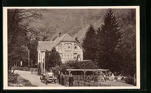 AK Gemünd, Waldhotel Wilh. Arens an der Urfttalsperre