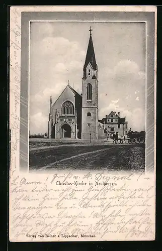AK Neuhausen, Ansicht Christus-Kirche