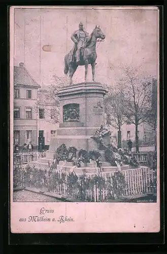 AK Mülheim a. Rhein, Kaiser-Wilhelm-Denkmal