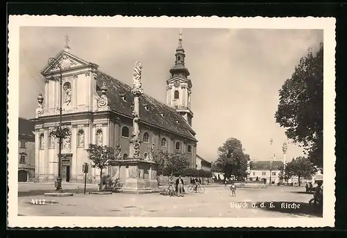 AK Bruck a. d. L., Blick auf Kirche