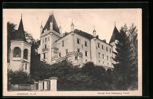 AK Maissau, Schloss Graf Abensperg Traun