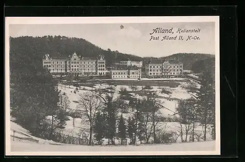 AK Alland, Blick auf die Heilanstalt
