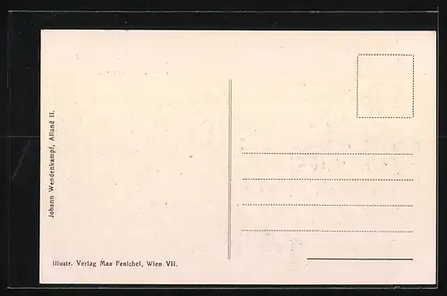 AK Alland, Blick auf die Heilanstalt