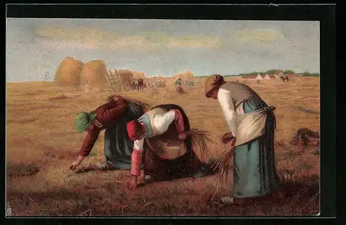 AK Bauersfrauen bei der Arbeit auf dem Feld