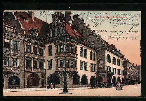 AK München, Münchner Hofbräuhaus
