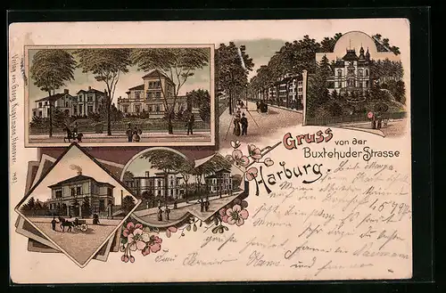 Lithographie Harburg, Buxtehuder Strasse