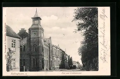 AK Kellinghusen, Post und Lindenstrasse