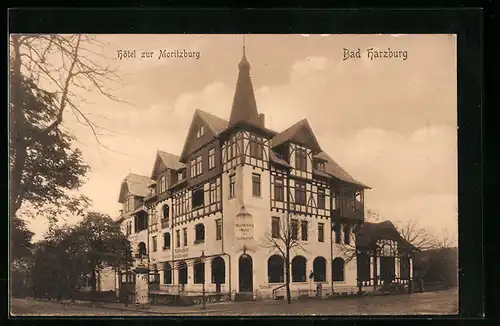 AK Bad Harzburg, Hotel zur Moritzburg