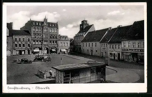 AK Senftenberg, Blick auf den Markt